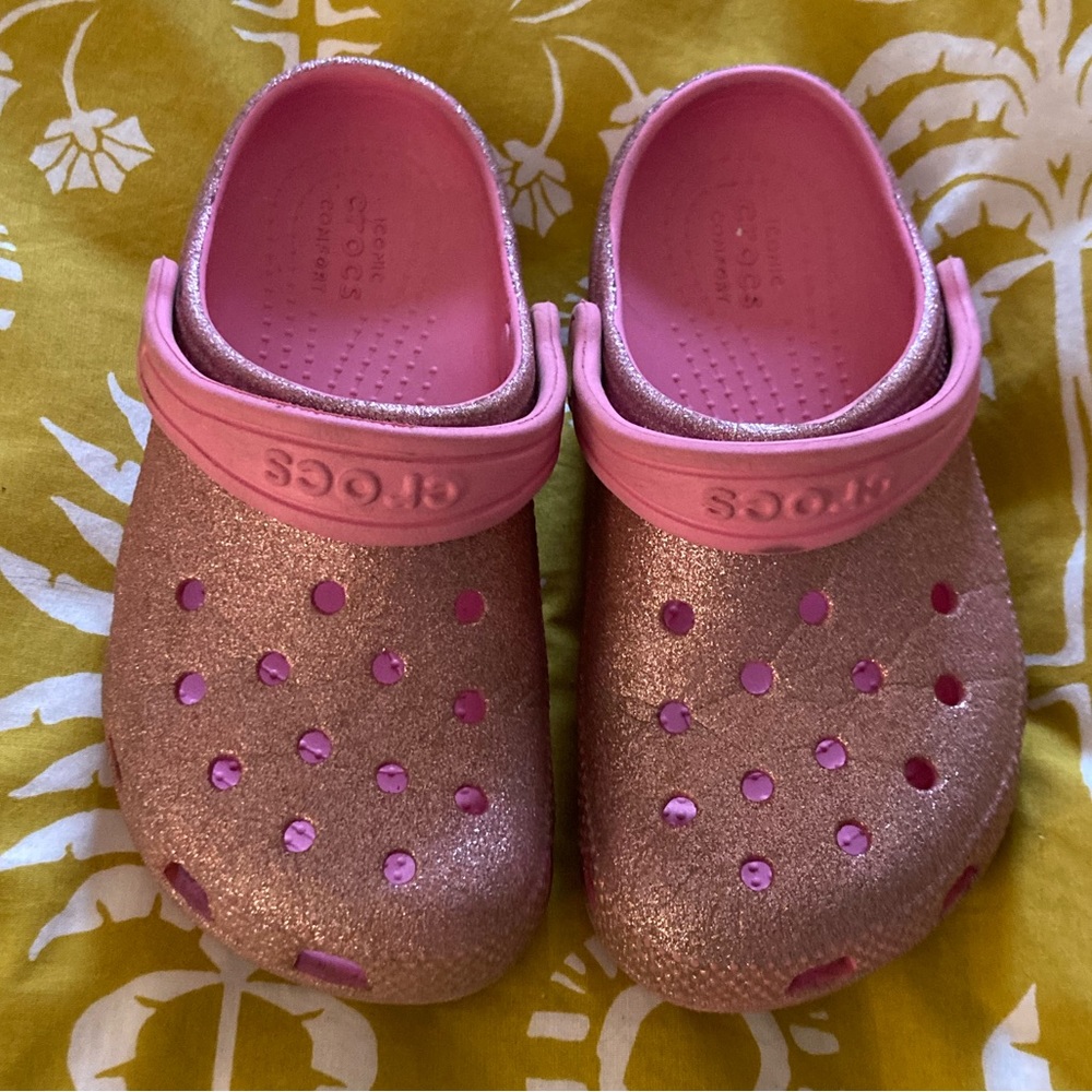 Crocs Kids’ Classic Glitter Clog